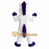 White Purple Horse Mascot Costume White Purple Horse Mascot Costume