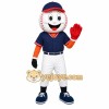 Navy White Baseball Player Mascot Costume Navy White Baseball Player Mascot Costume