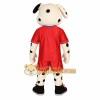 White Black Red Dalmatian Dog Mascot Costume White Black Red Dalmatian Dog Mascot Costume