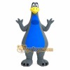 Gray Blue Yellow Dinosaur Mascot Costume