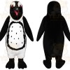 Black White Spotted Penguin Mascot Costume