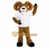 Brown White Ram Mascot Costume Brown White Ram Mascot Costume