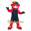 Red Navy Basketball Bull Mascot Costume Red Navy Basketball Bull Mascot Costume