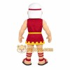 Burgundy Yellow Spartan Warrior Mascot Costume