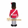Red Black White Gray Soldier Mascot Costume Red Black White Gray Soldier Mascot Costume