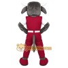 Gray Maroon Football Bull Mascot Costume Gray Maroon Football Bull Mascot Costume