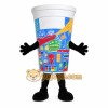 White Multicolor Movie Cup Mascot Costume White Multicolor Movie Cup Mascot Costume