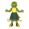Green Yellow Female Alligator Mascot Costume Green Yellow Female Alligator Mascot Costume