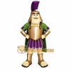 Green Gold Purple Roman Soldier Mascot Costume
