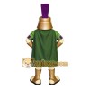 Green Gold Purple Roman Soldier Mascot Costume