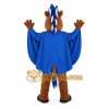 Brown Blue Superhero Horse Mascot Costume Brown Blue Superhero Horse Mascot Costume