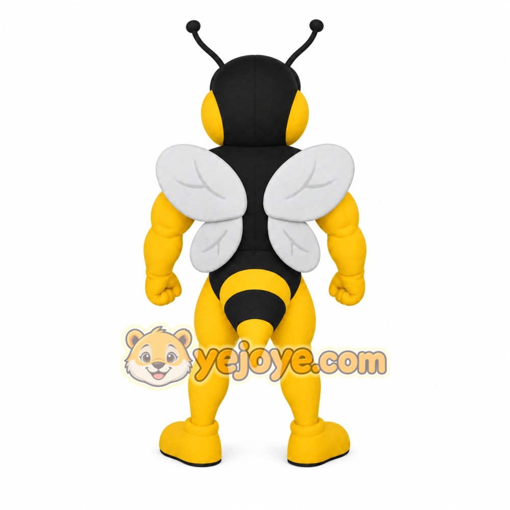 Yellow Black Bumblebee Mascot Costume