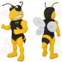 Yellow Black Bumblebee Mascot Costume