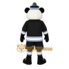 Black White Blue Hockey Panda Mascot Costume Black White Blue Hockey Panda Mascot Costume