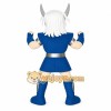 Blue White Silver Viking Mascot Costume Blue White Silver Viking Mascot Costume