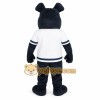 Navy White Jersey Bulldog Mascot Costume