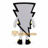Gray Black Lightning Bolt Mascot Costume Gray Black Lightning Bolt Mascot Costume