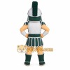 Green White Spartan Warrior Mascot Costume