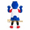 Blue Bird Mascot Costume with Red and White Shirt Blue Bird Mascot Costume with Red and White Shirt