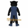 Black Navy Basketball Panther Mascot Costume Black Navy Basketball Panther Mascot Costume
