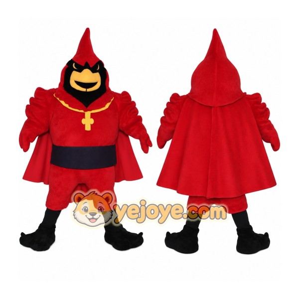 Red Black Yellow Cardinal Bird Mascot Costume