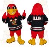 Red Yellow Cardinal Bird Mascot Costume