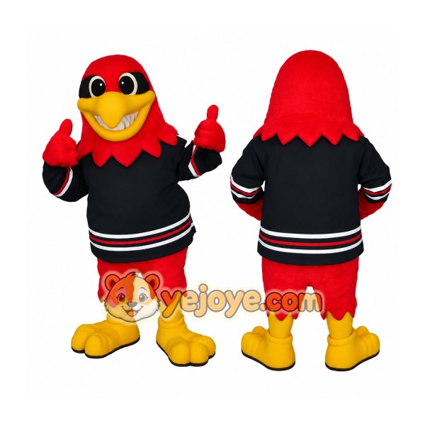 Red Yellow Cardinal Bird Mascot Costume
