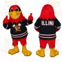 Red Yellow Cardinal Bird Mascot Costume