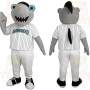 Gray White Hammerhead Shark Mascot Costume