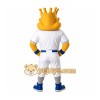 Yellow Blue Crowned Lion Baseball Mascot Costume Yellow Blue Crowned Lion Baseball Mascot Costume