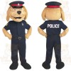 Tan Navy Police Officer Dog Mascot Costume
