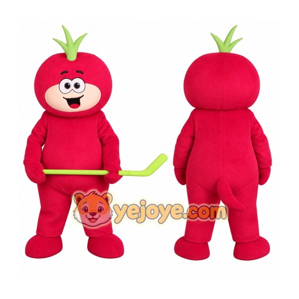 Red Green Tomato Mascot Costume