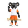 Gray White Orange Koala Mascot Costume Gray White Orange Koala Mascot Costume