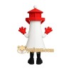 Red White Smiling Lighthouse Mascot Costume Red White Smiling Lighthouse Mascot Costume