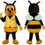 Yellow Black Winged Bee Mascot Costume