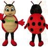 Red Black Tan Ladybug Mascot Costume