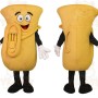 Yellow Black Musical Tuba Mascot Costume