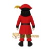 Red Black Pirate Mascot Costume