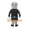 Gray White Wolf Mascot Costume Gray White Wolf Mascot Costume