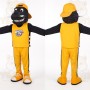 Black Yellow Basketball Ant Mascot Costume