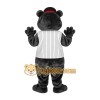 Gray Black Baseball Bear Mascot Costume Gray Black Baseball Bear Mascot Costume
