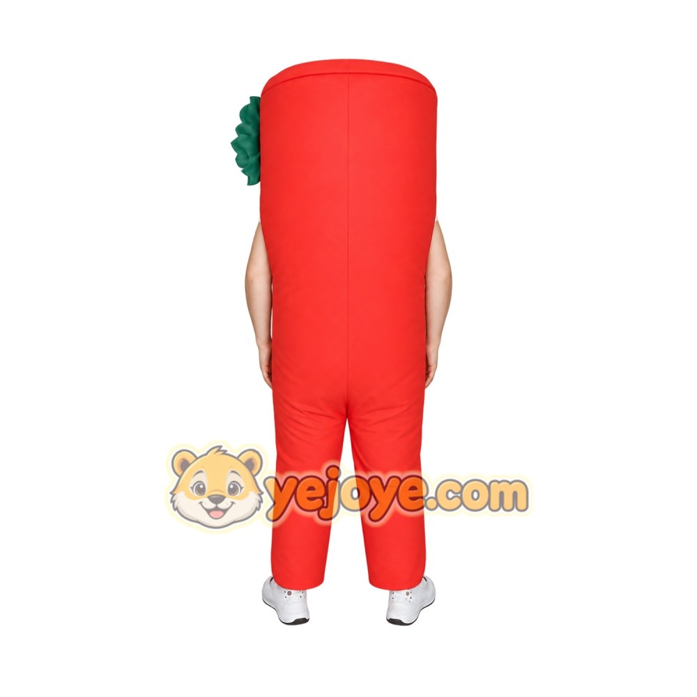 Red Green Chili Pepper Mascot Costume Red Green Chili Pepper Mascot Costume