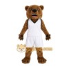 Brown White Basketball Bear Mascot Costume Brown White Basketball Bear Mascot Costume