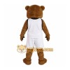 Brown White Basketball Bear Mascot Costume Brown White Basketball Bear Mascot Costume