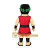 Red Black Caesar Warrior Mascot Costume