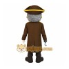 Brown Gray Red Bearded Pirate Mascot Costume Brown Gray Red Bearded Pirate Mascot Costume