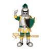 Silver Green Yellow Knight Mascot Costume Silver Green Yellow Knight Mascot Costume