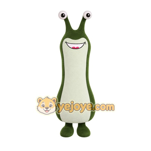 Green White Snail Mascot Costume Green White Snail Mascot Costume