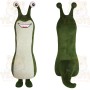 Green White Snail Mascot Costume