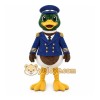 Blue Yellow Brown Duck Pilot Mascot Costume Blue Yellow Brown Duck Pilot Mascot Costume